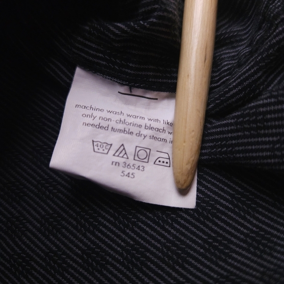 Kenneth Cole Reaction Men's Black Patterned Shirt Size 16 1/2  34-35 - Picture 5 of 5